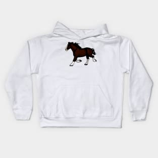 Dark Horse Trotting Kids Hoodie